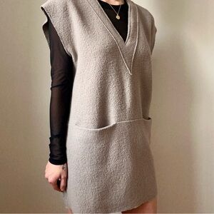Zara Wool Sleeveless Tunic